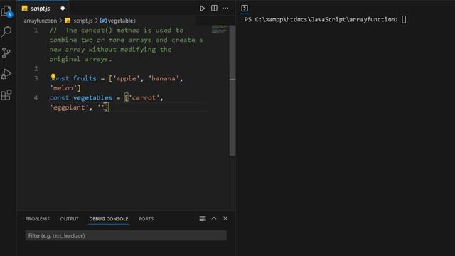 JavaScript | Array function | Tagalog | Concat смотреть онлайн