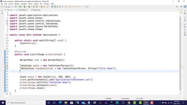 Create TableView | JavaFX GUI Tutorial for Beginners смотреть онлайн