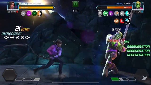 Kate Bishop vs Hulkling on node 2 (ebb flow knock down and right back at it) смотреть онлайн