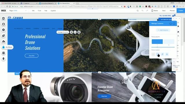 Drone Store E-Commerce Template from Wix - Web Design - Tutorial смотреть онлайн