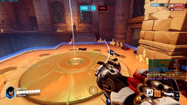 Lenovo Yoga 6 Ryzen 5700U - Overwatch 2 - battery power смотреть онлайн