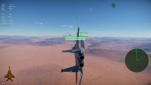 F-15 EAGLE AIR SUPERIORITY In WAR THUNDER (Epic User Made Mission) смотреть онлайн