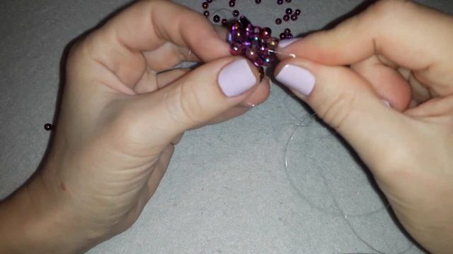 029 бант из бусин на ободок, bow of beads смотреть онлайн