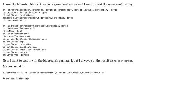 DevOps & SysAdmins: Can not find entry in ldap with ldapsearch (2 Solutions!!) смотреть онлайн