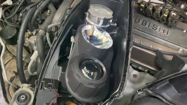 Установка   BiLed линзы Lancer 9 смотреть онлайн