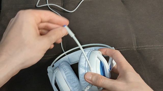 Игровая USB-гарнитура Sades A6 + тест микрофона смотреть онлайн