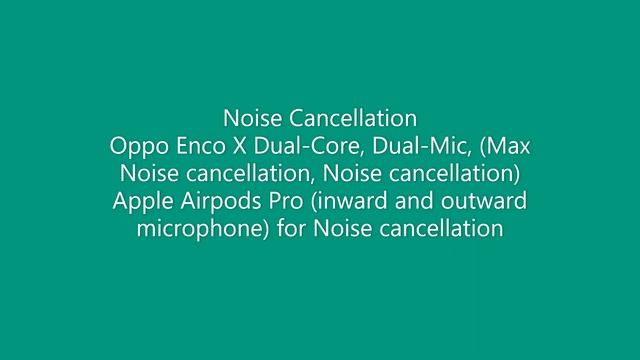 oppo enco x vs airpods pro смотреть онлайн