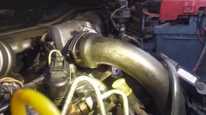 Трещина на патрубке интеркулера Renault Scenic 2