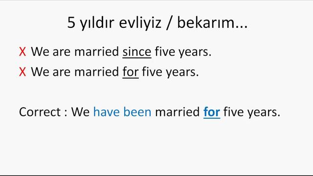 "SINCE" VE "FOR" KONUSU- Present Perfect and Perfect Continuous Tense- How Long..? смотреть онлайн