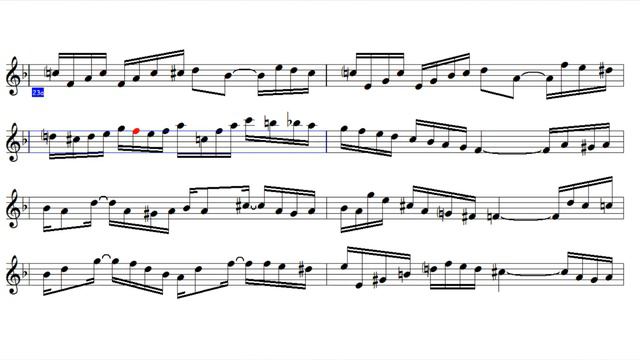 Nota Akor Eşlik - Tico Tico - ( Dm ) - For (Eb) Alto Saxophone смотреть онлайн