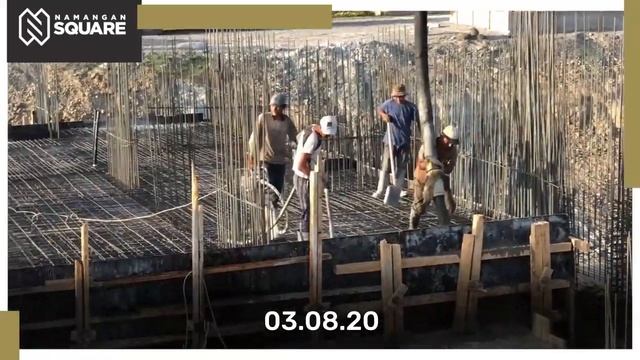 Construction progress of Namangan Square смотреть онлайн