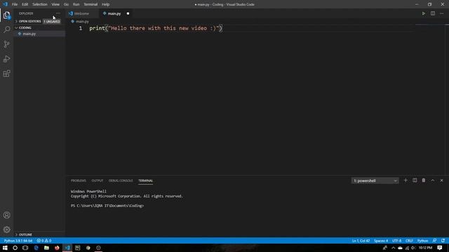 How to create python and html file in visual code editor смотреть онлайн