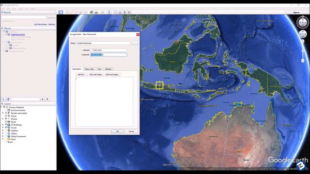 CARA MEMASUKAN KOORDINAT GEOGRAFIS DI GOOGLE EARTH смотреть онлайн