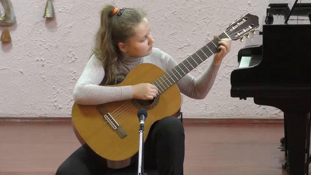 Гладышева Ксения, Р. дэ Видаль Вариации на тему испанской фолии смотреть онлайн