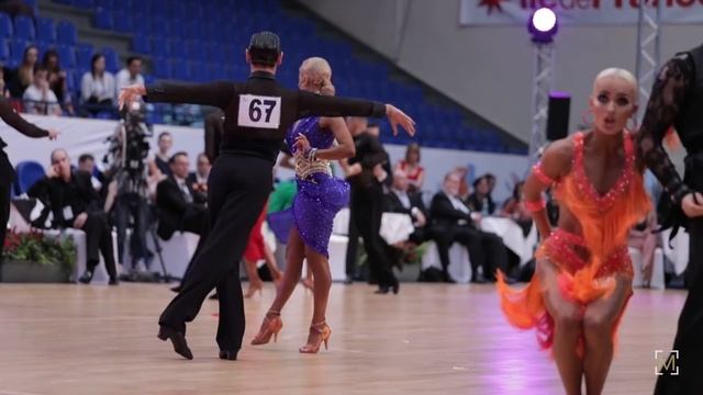 Armen Tsaturyan - Svetlana Gudyno, RUS | 2019 WDSF European Latin - R1 C смотреть онлайн