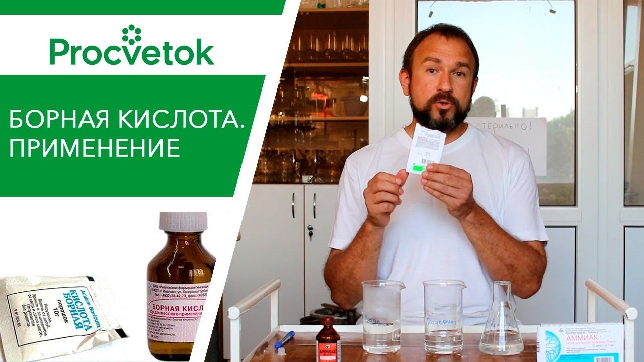 Борная кислота. Правила подкормки бором для томатов, яблони и иных растений. смотреть онлайн