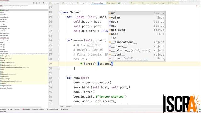 Прикладной Python | Лекция №4: "Server с нуля" смотреть онлайн
