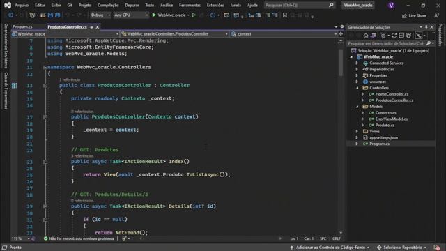 CRUD MVC C# COM BANCO DE DADOS ORACLE 21 смотреть онлайн