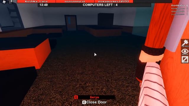 ПРИВЯЗКА С ЛАНОЙ, НО Я ВЫБИЛА... Roblox Flee the Facility смотреть онлайн