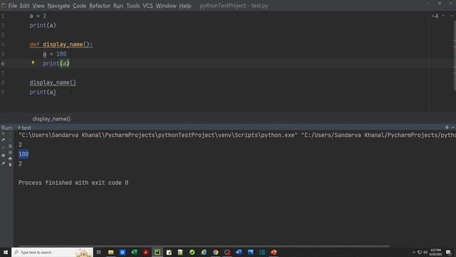 Python for Beginners: 23. Variable Scope in Python | Global vs Local Variable смотреть онлайн