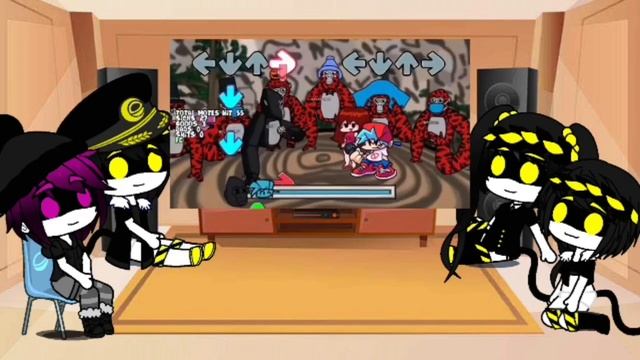 Murder drone react to Friday Night Funkin VS Gorilla Tag Demo (Gorilla Night Battle) смотреть онлайн