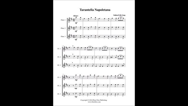 Tarantella Napoletana - Flute Trio смотреть онлайн