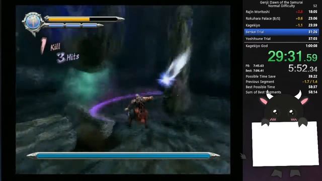 Genji: Dawn of the Samurai | Normal Difficulty (58:48) RTA смотреть онлайн