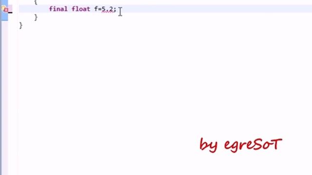 Java. Урок 8. Константы, типы данных и снова арифметика. смотреть онлайн