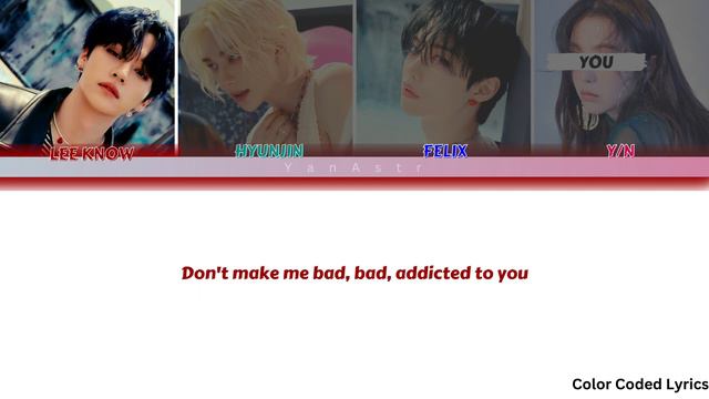 [KARAOKE] Stray Kids (Lee Know, Hyunjin, Felix) 'TASTE'- You As A Member || [4 Members Ver.] смотреть онлайн