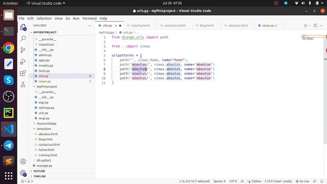Understanding urls.py and URL Routing in Django Application | Web | MVT | Tech LAPS | TLAPS | Part смотреть онлайн