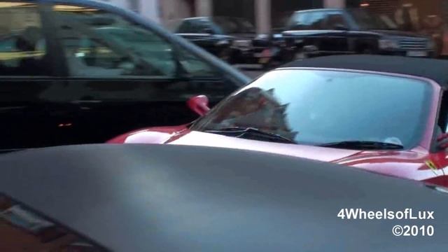 Woman Driving a Ferrari F430 Spider смотреть онлайн