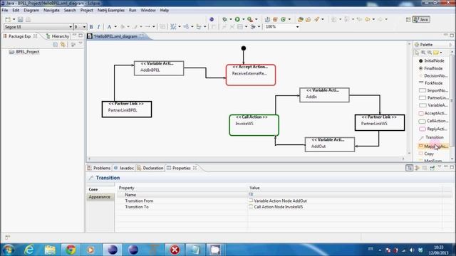 Activity Diagram To BPEL Code смотреть онлайн