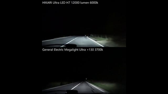 HIKARI Ultra LED 12000lm 6000k vs GE Megalight Ultra+130 смотреть онлайн