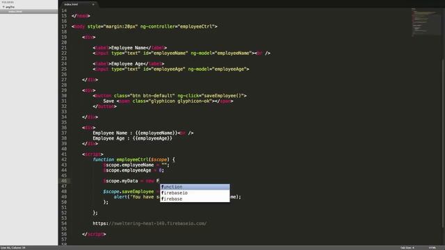 Angfire - Angular & Firebase Quick Start смотреть онлайн