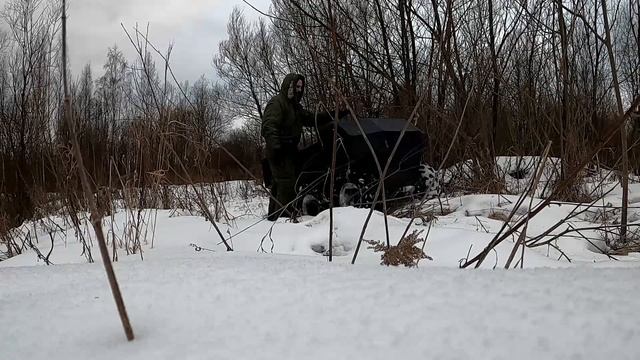 Самодельный Снегоболотоход СБХ 6х6 Зима, тест 2 смотреть онлайн