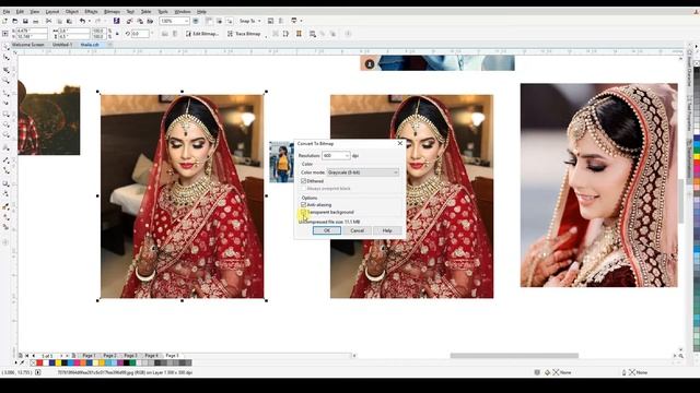 how to convert grayscale image in coreldraw | how to change image color in corel draw in hindi смотреть онлайн