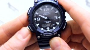 Часы Casio Illuminator AQ-S810W-2A2 - Инструкция, как настроить от PresidentWatches.Ru