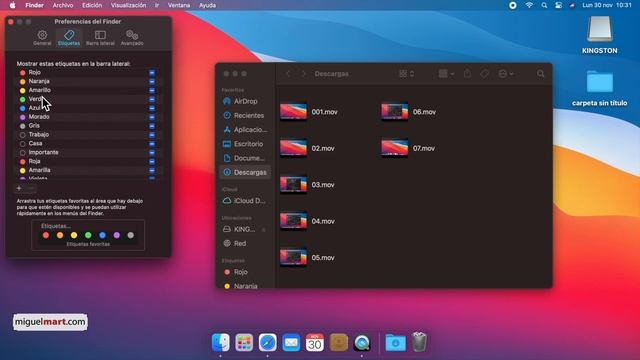 Configurar Mac Desde Cero Con Big Sur ✅ [6] Configurar Barra Latera De Ventanas Mac