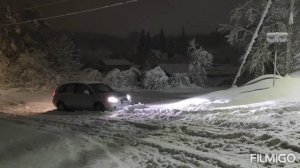 Suzuki Liana 4WD snow road test