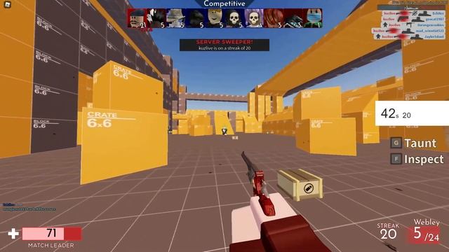 57 Second Matrix Competitive Perfect Game | Roblox Arsenal смотреть онлайн