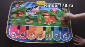 Музыкальный коврик "Весёлая ферма" Азбукварик. Видео-обзор