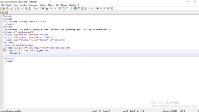 PHP & JQUERY & AJAX смотреть онлайн