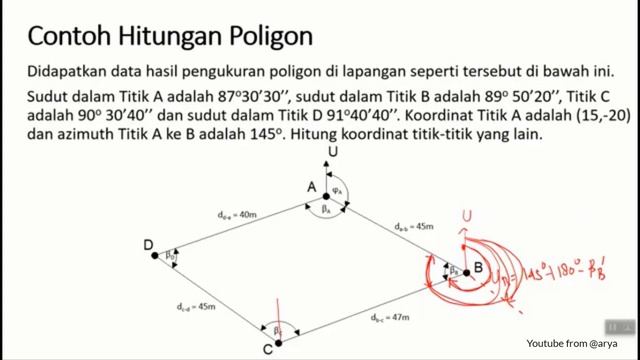 Contoh Perhitungan Polygon Tertutup смотреть онлайн