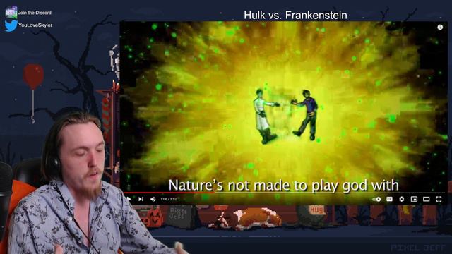 Hulk vs. Frankenstein - Rap Battle! (Reaction/Breakdown)ft. Eric the Audible, Fightmarker & Mr.Tibb смотреть онлайн