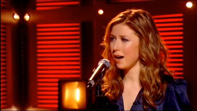 Hayley Westenra in Purple Satin Blouse смотреть онлайн