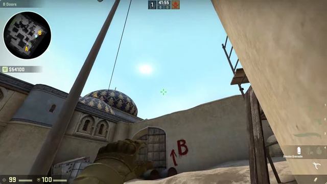 CS:GO Dust 2: B Retake Smokes смотреть онлайн