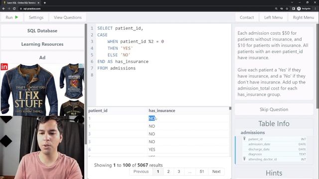 Practice Hard SQL Problems Full Tutorial смотреть онлайн
