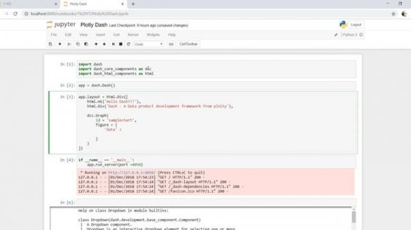 Creating First Chart in Plotly Dash | Plotly Dash Tutorial Part -3