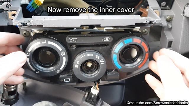 Heater Control Panel Bulb Replacement - Nissan Micra K12 смотреть онлайн