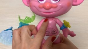 ТРОЛЛИ обзор РОЗОЧКИ и ДиДЖей ЗВУКИ . TROLLS PoPPy toys.